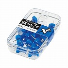 プラスチック画鋲　ダルマタイプ　１５本　青Ｘ５