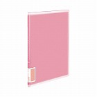 クリヤーブックコロレー固定式Ａ４ポケット桃Ｘ３