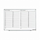 ホワイトボード軽量６００×９００ｍｍ月行事ヨコＸ２