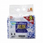 水の激落ち　超厚ウエットシート２０枚×８Ｐ