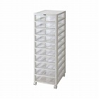 フロアケース　アプロス　Ｂ４　深型１０段　白　２台