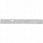 ＴＲＵＳＣＯ　アクリル定規　メタルガイド付き　３０