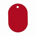 番号札　小　無地　１０個入　赤