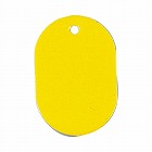 番号札　小　無地　１０個入　黄