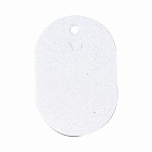 番号札　小　無地　１０個入　白