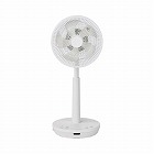 ＤＣ　３Ｄサーキュレーター扇風機　ホワイト