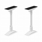 家具転倒防止伸縮棒Ｍサイズ　ホワイト