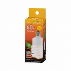 電球形蛍光灯　スパイラル形　Ｅ１７　６０形　電球色