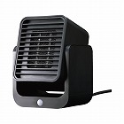 コンパクトセラミックヒーター３００Ｗ　ブラック