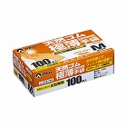 天然ゴム極薄手袋　１００枚入　Ｍ×５