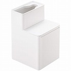 替ブラシ収納付流せるトイレブラシスタンド　タワー