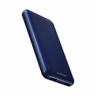 モバイルバッテリー　１００００ｍＡｈ　青