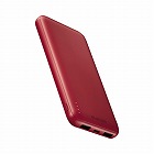モバイルバッテリー　１００００ｍＡｈ　赤