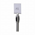 ベルトパーティションシルバーベース用案内板Ａ５