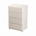 壁付デコニーシーヴォワイド４段　ホワイト