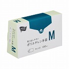 取り出しやすいポリエチレン手袋　Ｍ　１００枚入