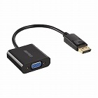 ＤＰ‐ＶＧＡ　変換アダプター　０．１５ｍ　ブラック