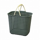 ドットバスケット深型グレイッシュ