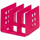 仕切りラック　Ｌサイズ　赤　１２セット