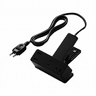 ＵＳＢクリップタップ　ＵＳＢＡ×２　１．５ｍ　黒