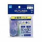 テープのりドットライナーフリック　徳用パックｘ５