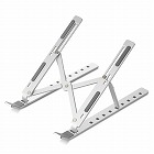 ノートパソコンスタンド　折りたたみ式　シルバー
