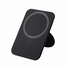 スマホスタンド　マグネット　カード収納　ブラック