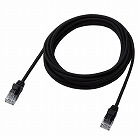 ＬＡＮケーブル　ＣＡＴ６Ａ準拠　３ｍ　メッシュ　黒