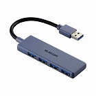 ＵＳＢハブ（ＵＳＢ‐Ａ×４）バスパワー　ネイビー