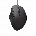 有線マウス　静音　５ボタン　Ｍサイズ　ブラック