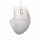 有線マウス　静音　７ボタン　Ｍサイズ　ホワイト