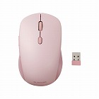 マウス　Ｂｔ無線両対応　静音　６ボタン　ピンク