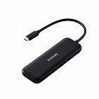 ＵＳＢ‐Ｃドッキングステーション　５‐ｉｎ‐１　黒