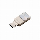 ＵＳＢメモリ　２５６ＧＢ　セキュリティ　シルバー