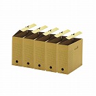 ボックスファイル　ふた付　５冊パック