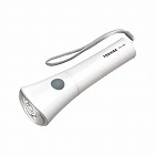 ＬＥＤ懐中電灯　ホワイト　単２形２本（電池別）