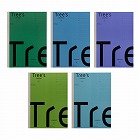 ノート　Ｔｒｅｅｓ　Ｂ５　Ｐメモリ　Ｂ罫　５冊束