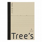 ノート　Ｔｒｅｅｓ　Ｂ５　Ａ罫　クリーム　３０枚