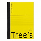 ノート　Ｔｒｅｅｓ　Ｂ５　Ａ罫　イエロー　３０枚