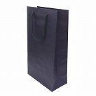 ワインバッグ　２本用　ネイビー　１パック（５枚入）