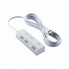 電源タップ　５ｍ　３個口　個別スイッチ　ホワイト