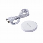 ワイヤレス充電器　Ｑｉ　認証　最大１０Ｗ　ホワイト