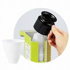 飲み口に触れずにセットできるインサートカップｘ４０