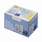 ふせんエコノミー　５０×１５　１００枚　４色２５冊