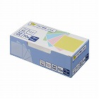 ふせんエコノミー７５×７５　１００枚４色１０冊×５