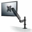 モニターアーム　シングル　ガススプリング　ブラック