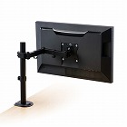 モニターアーム　シングル　ー３２インチ　ブラック