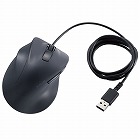 有線マウス　左手専用　Ｓサイズ　ブラック