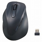 無線マウス　静音　左手専用　Ｌサイズ　ブラック