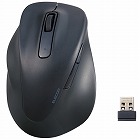 無線マウス　静音　左手専用　Ｍサイズ　ブラック